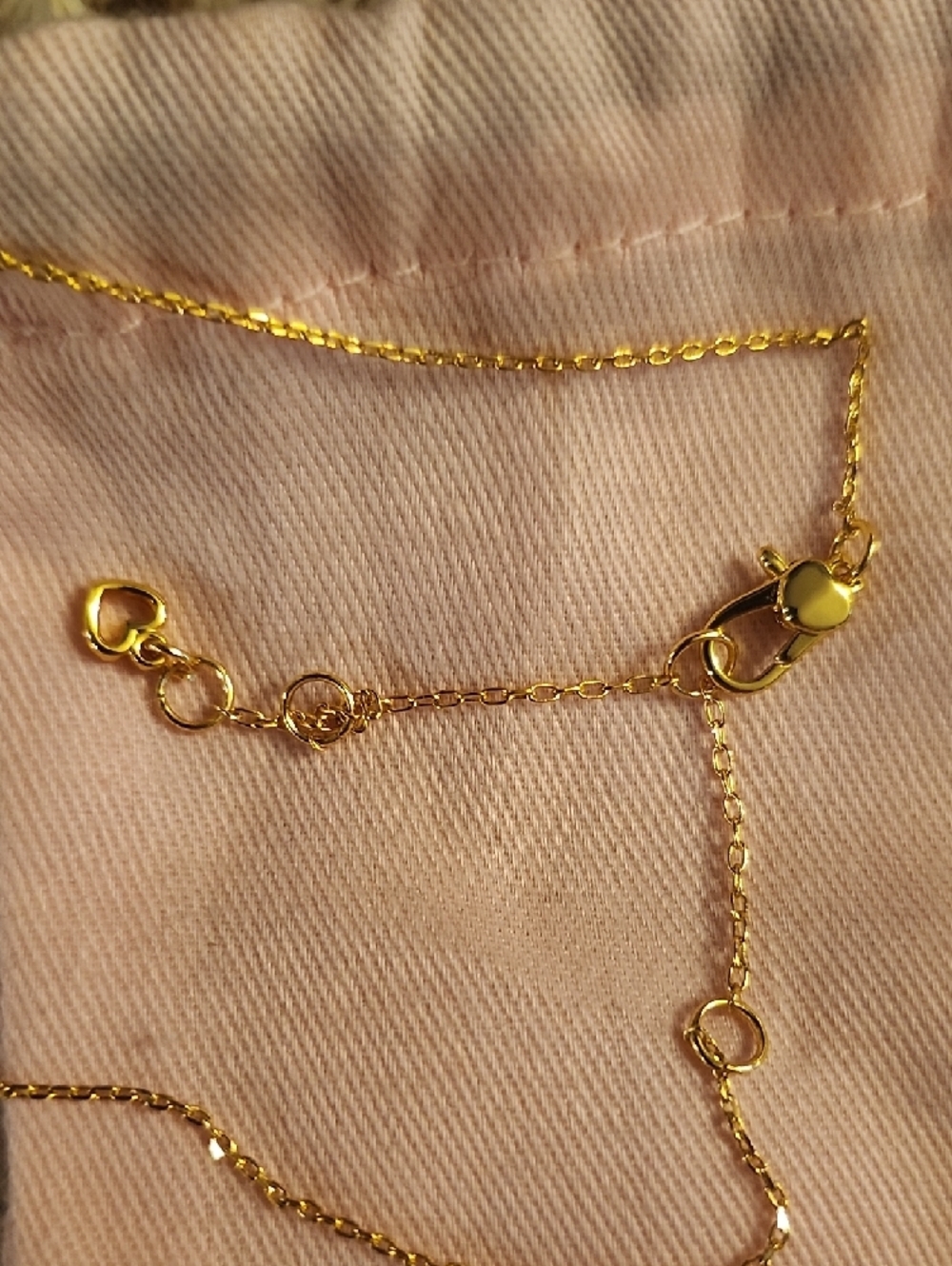 Kate Spade Gold-Tone Necklace with Light Amethyst Stone & Matching Stud Earrings - Picture 5 of 6